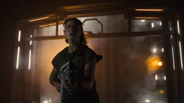 Alien: Romulus film trailer button