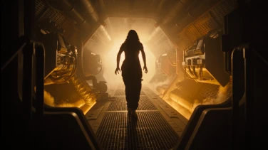 Alien: Romulus film trailer button