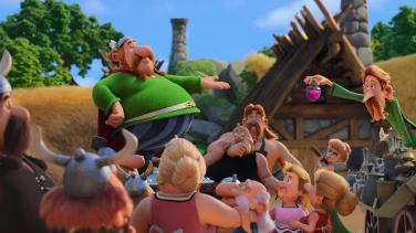 Asterix und das Königreich Nubien film trailer button
