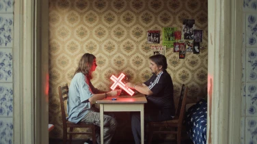 Holy Electricity film trailer button