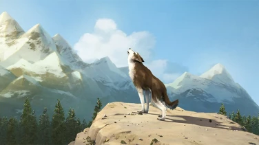 Die Abenteuer von Wolfsblut film trailer button