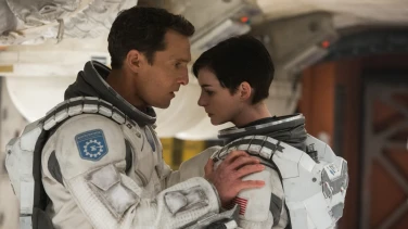 Interstellar film trailer button