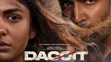 Dacoit: A Love Story film trailer button