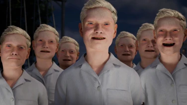 Die wundersame Verwandlung der Arbeiterklasse in Ausländer film trailer button
