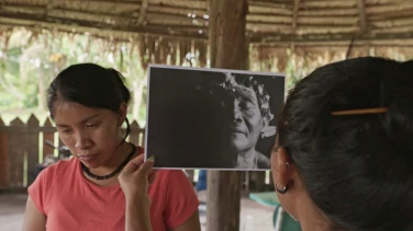 Die Vision der Claudia Andujar film trailer button