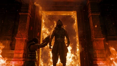 Ramayana: Rise of a Legend film trailer button