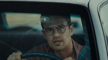 The Monkey film trailer button