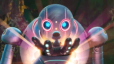 The Wild Robot film trailer button