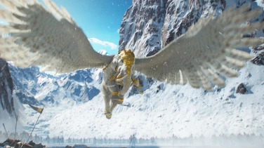 Ramayana: Rise of a Legend film trailer button