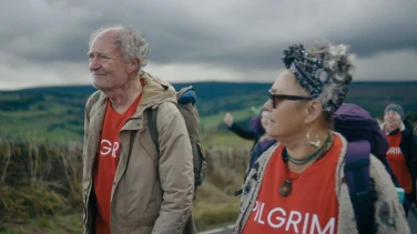 The Unlikely Pilgrimage of Harold Fry film trailer button