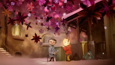 Tony, Shelly un das magische Licht film trailer button