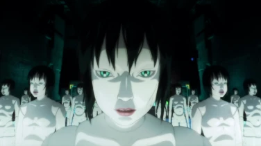 Ghost in the Shell 2: Innocence film trailer button