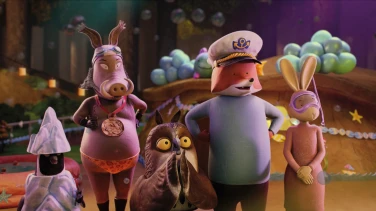 Fuchs und Hase retten den Wald film trailer button