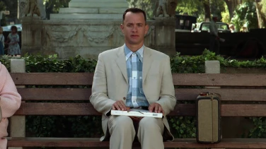 Forrest Gump film trailer button