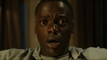 Get Out film trailer button