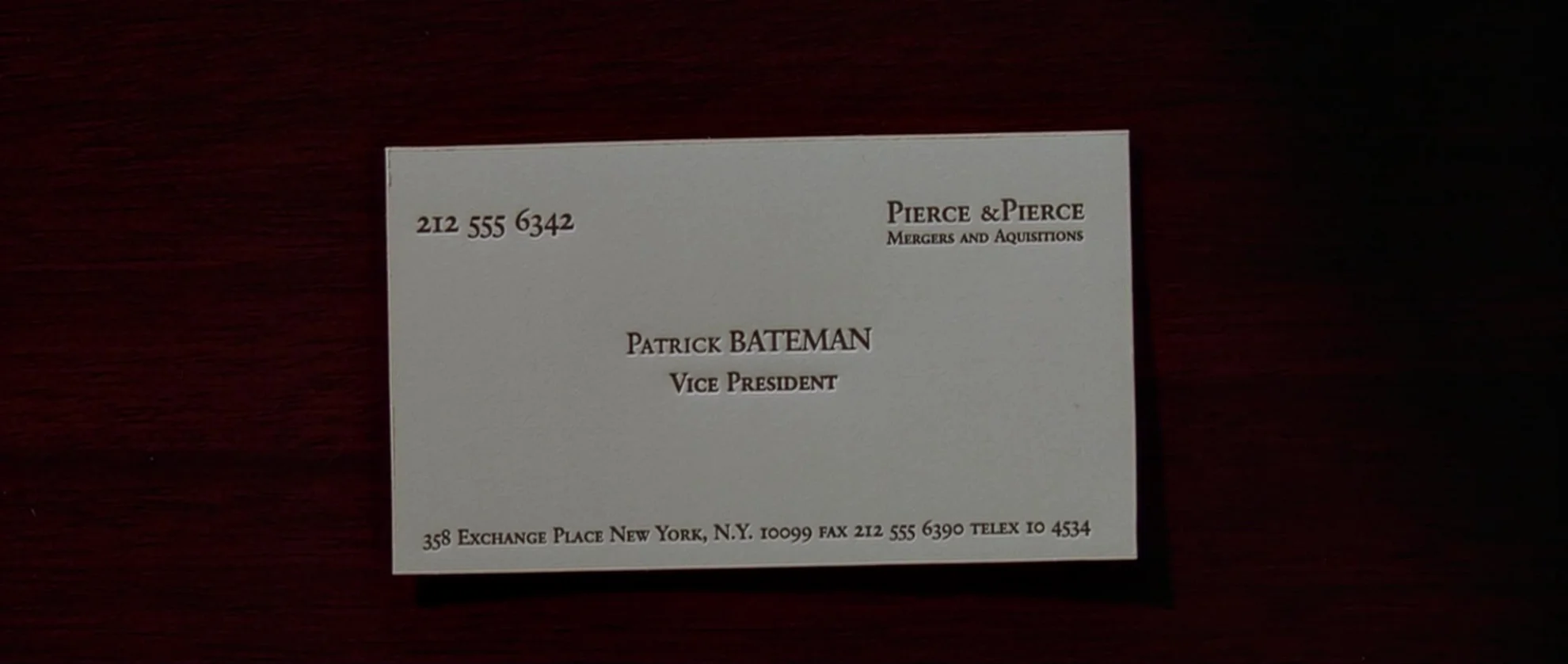 American Psycho hero banner image placeholder