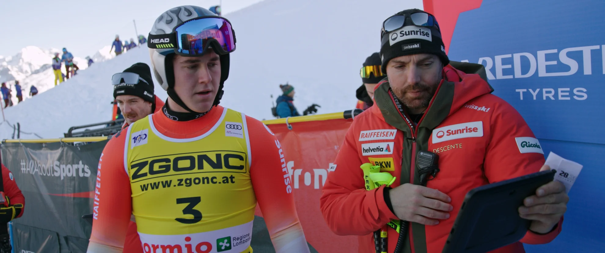 Downhill Skiers hero banner image placeholder