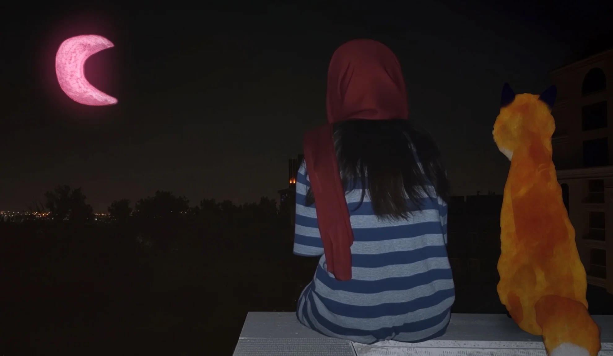 A Fox Under a Pink Moon hero banner image placeholder